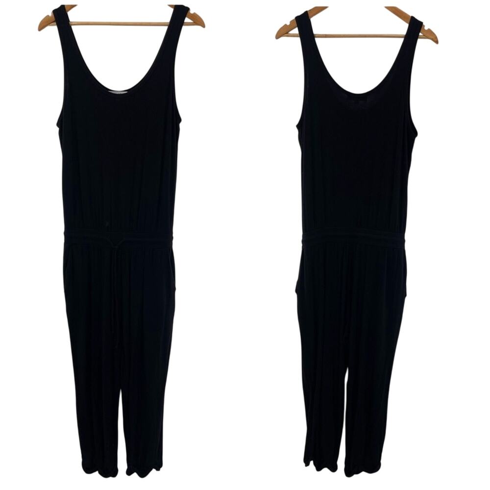 Michael Stars Revolve Theo Tank Jumpsuit in Black Comfy Soft Stretch Size Small - Picture 2 of 8